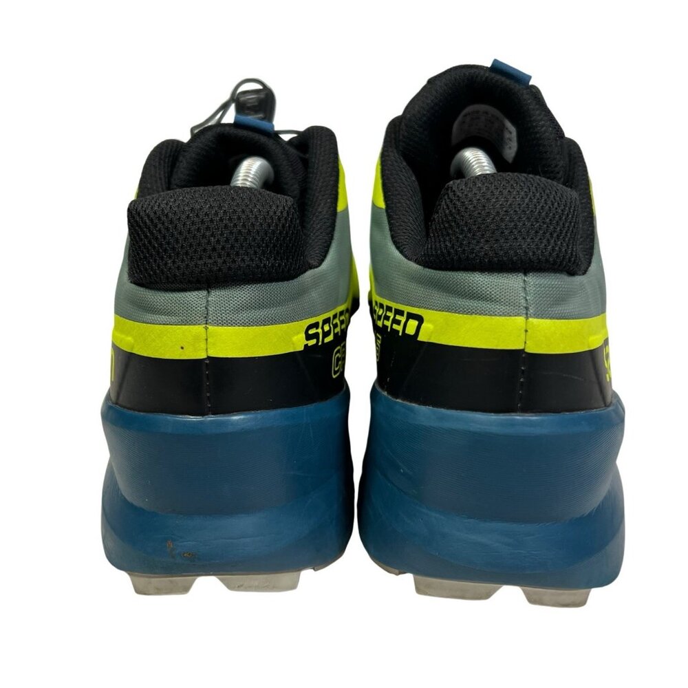 Salomon Speedcross 5 Trail Running Shoe - Mens 9.5 US  43.5 EU Blue Yellow - Picture 6 of 9